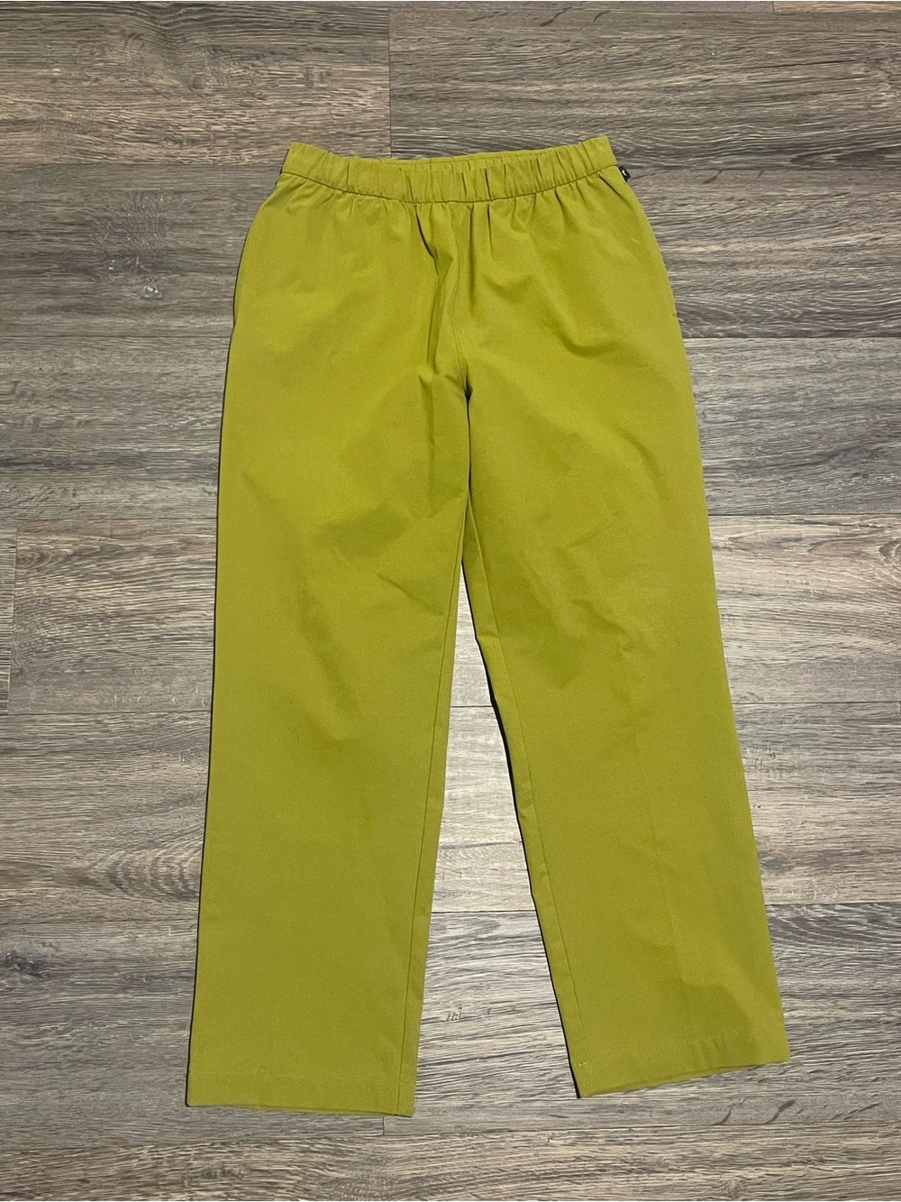 Tracksmith | Green Pull on Drawstring Rapid Transit Pants Chartreuse Size Small